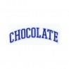 Adesivo Chocolate League Blue - (4,5cm x 19,5 cm)