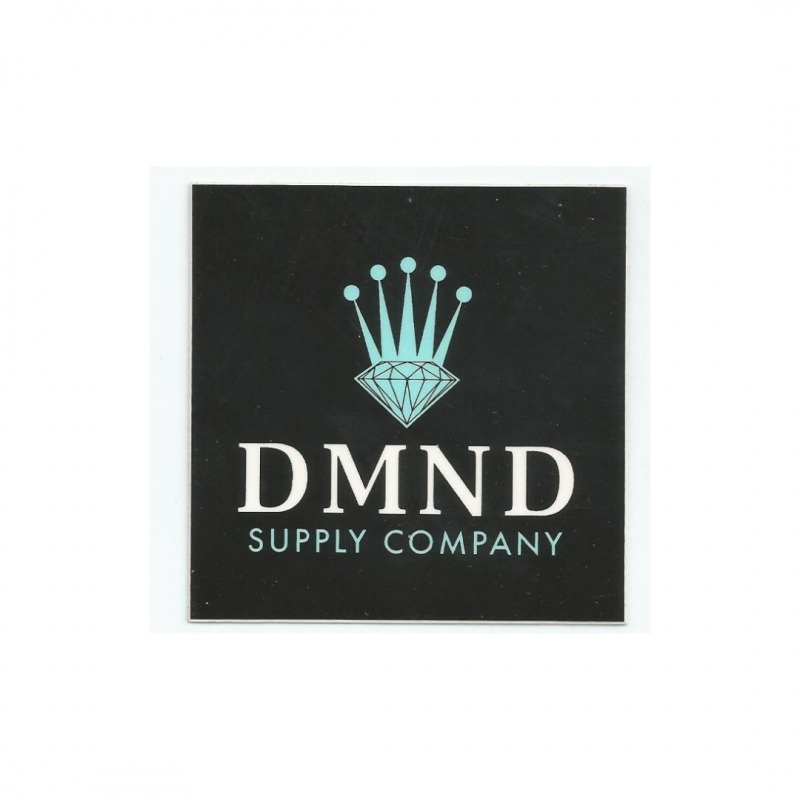 Adesivo Diamond Crown Black/Green - (7,5cm x 7,5cm)