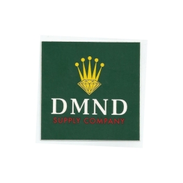 Adesivo Diamond Crown Green - (7,5cm x 7,5cm)