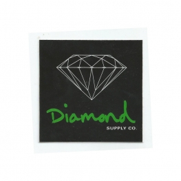 Adesivo Diamond OG Sign Black/Green - (7,5cm x 7,5cm)