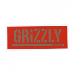 Adesivo Grizzly Stamp Red/Gold - (7,5cm x 20cm)