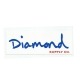Adesivo Diamond OG Script White/Blue - (7cm x 20cm)