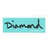 Adesivo Diamond OG Script Teal/Black - (7cm x 20cm)