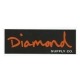 Adesivo Diamond OG Script Black/Orange - (7cm x 20cm)