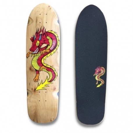 Shape Reflect Wood is Cool Dragon - Red