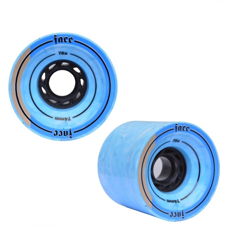 Nova Roda Face Tie Dye Orange 74mm 80a