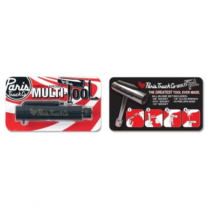 Chave de Skate Compacta Multi Tool Paris