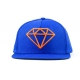 Boné Diamond Rock Logo Snapback - Azul