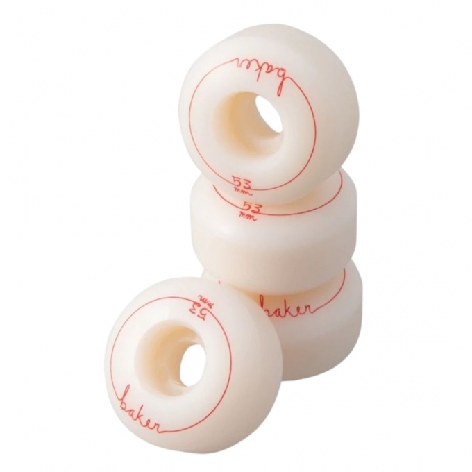 Roda Baker Cursive Red