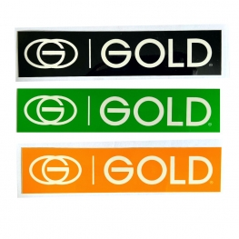 Adesivo Gold Logo - (20,4cm x 4,5cm)