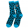 Meia Pig Leopardo - Azul