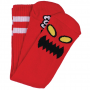 Meia Toy Machine Monster Face - Branco