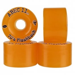 Roda Abec 11 70's Flashback 70mm 81a - Laranja