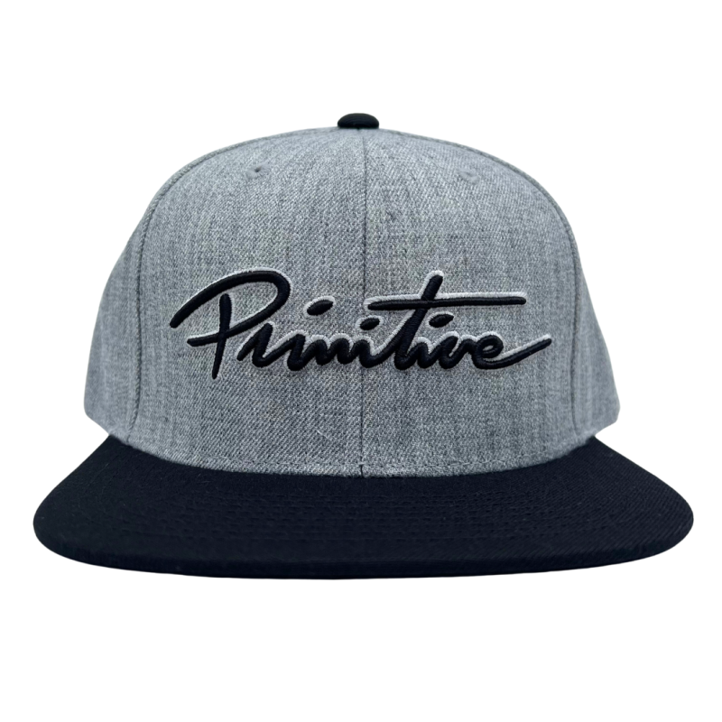 Boné Primitive Nuevo Script - Cinza