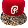 Boné Primitive Lenny Leopard - Vermelho