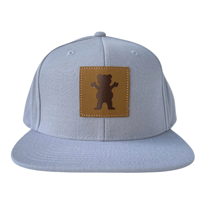 Boné Grizzly Embossed Snapback - Cinza