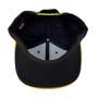 Boné Diamond Emblem Snapback - Preto/Amarelo