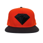 Boné Diamond Emblem Snapback - Laranja/Preto