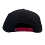 Boné Diamond Brilliant Snapback - Preto/Vinho