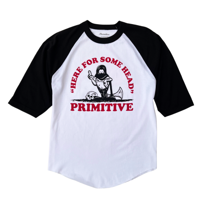 Camiseta Primitive Headhunter 3/4 Raglan