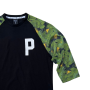 Camiseta Primitive Registered Leaf 3/4 Raglan