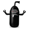 Boneco Inflável Toy Machine  - Black  Sect Blow Up