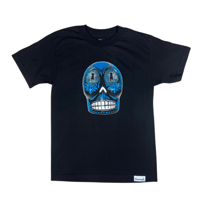 Camiseta Grizzy P Rod Dia de Los - Azul