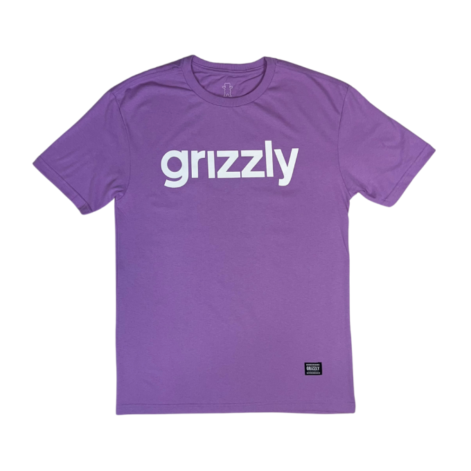 Camiseta Grizzly Lowercase - Lavanda